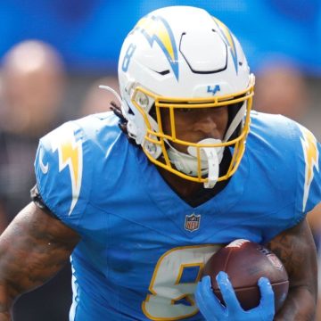 Chargers placing RB Omarion Hampton (ankle) on IR, coach says