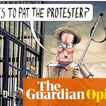Ella Baron on the 7 October pro-Palestine protests – cartoon
