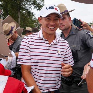 Collin Morikawa doesn’t believe he incited Ryder Cup crowds