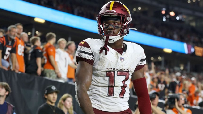 Commanders rule out receivers McLaurin, Brown vs. Bears