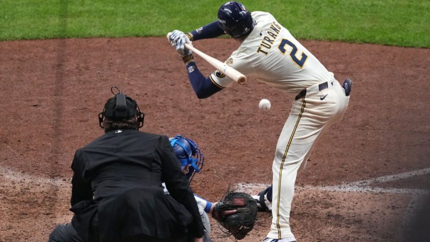 Brewers’ Brice Turang explains backing away from game-tying HBP