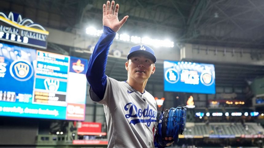 Yamamoto’s complete game vs. Brewers puts Dodgers up 2-0 in NLCS