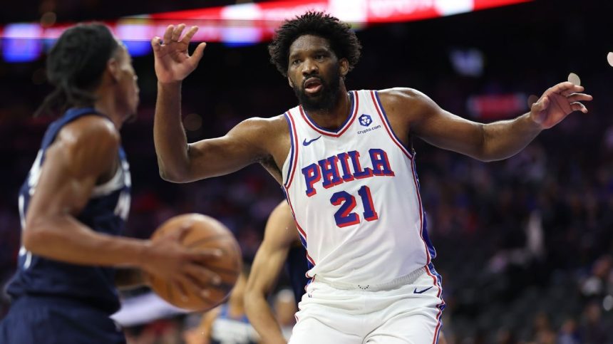 76ers’ Joel Embiid (left knee) plays in preseason finale
