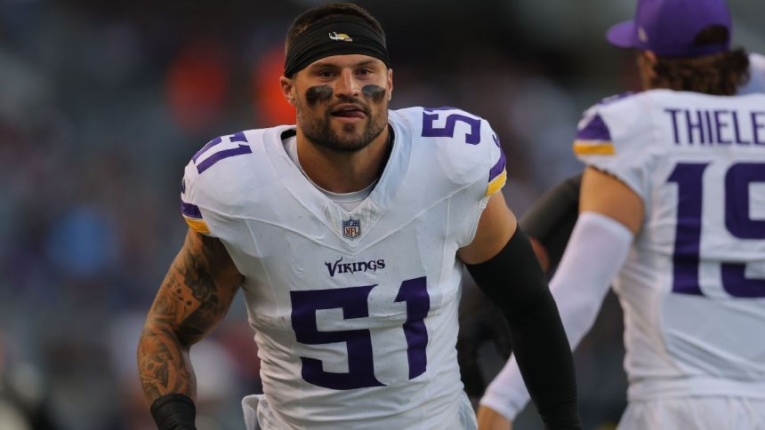 Vikings activate LB Blake Cashman, likely to start vs. Eagles
