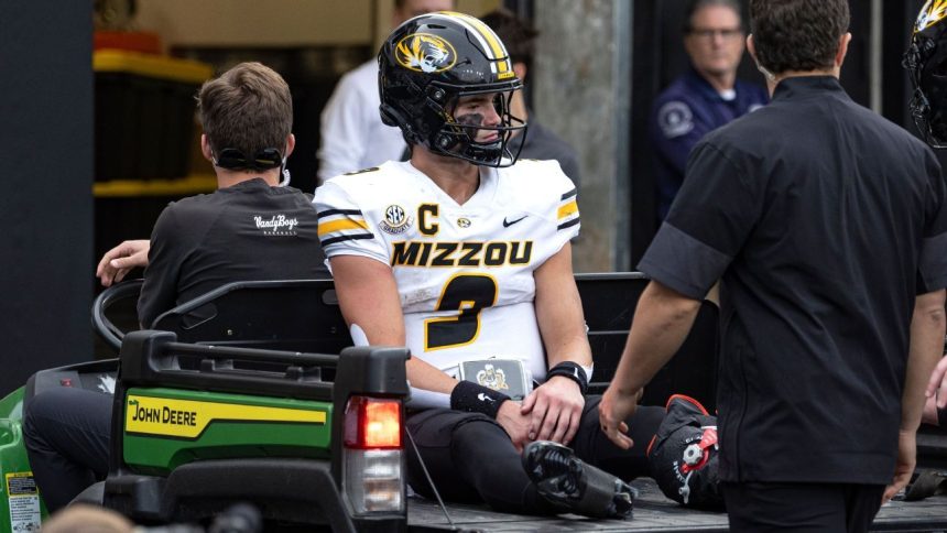 Missouri's Pribula carted off field, likely to be out 'awhile' Missouri’s Pribula carted off field, likely to be out ‘awhile’