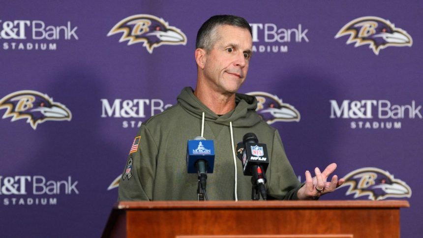 Harbaugh: Ravens didn't purposely violate injury report with Lamar Harbaugh: Ravens didn’t purposely violate injury report with Lamar