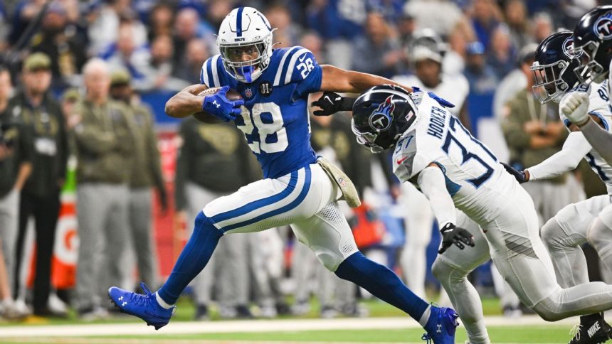 Week 8 winners and losers: Taylor, Barkley and Cook deliver; Week 8 winners and losers: Taylor, Barkley and Cook deliver; McCaffrey and Robinson fall flat