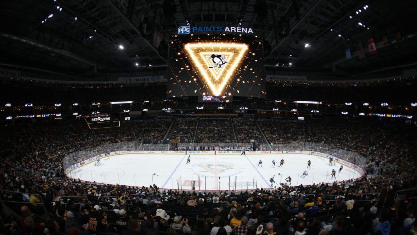 Fan at Penguins game hospitalized after fall from upper level Fan at Penguins game hospitalized after fall from upper level