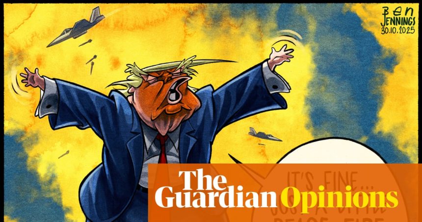Ben Jennings on US attempts to downplay renewed hostilities in Gaza – cartoon