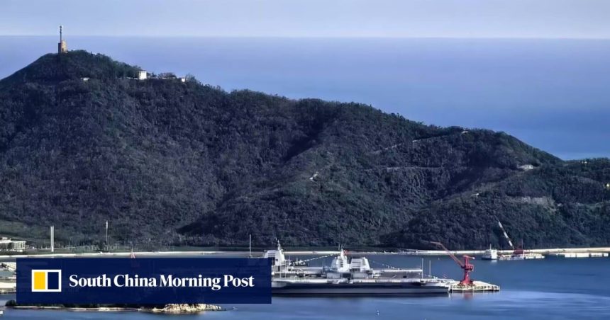 Chinese carriers pictured side by side as speculation grows Fujian set to enter service