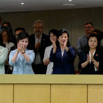 Russian lawmakers welcome North Korea women’s group with praise for Ukraine ties