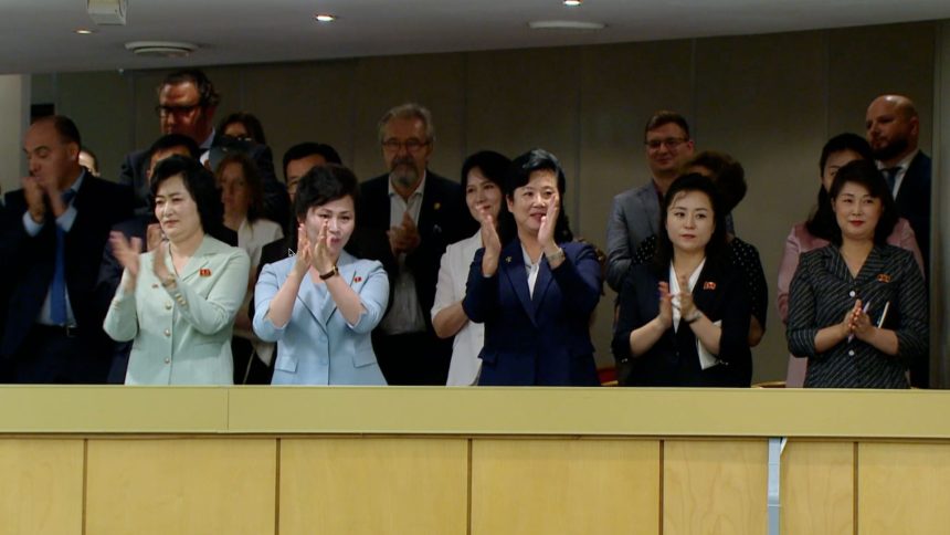 Russian lawmakers welcome North Korea women’s group with praise for Ukraine ties