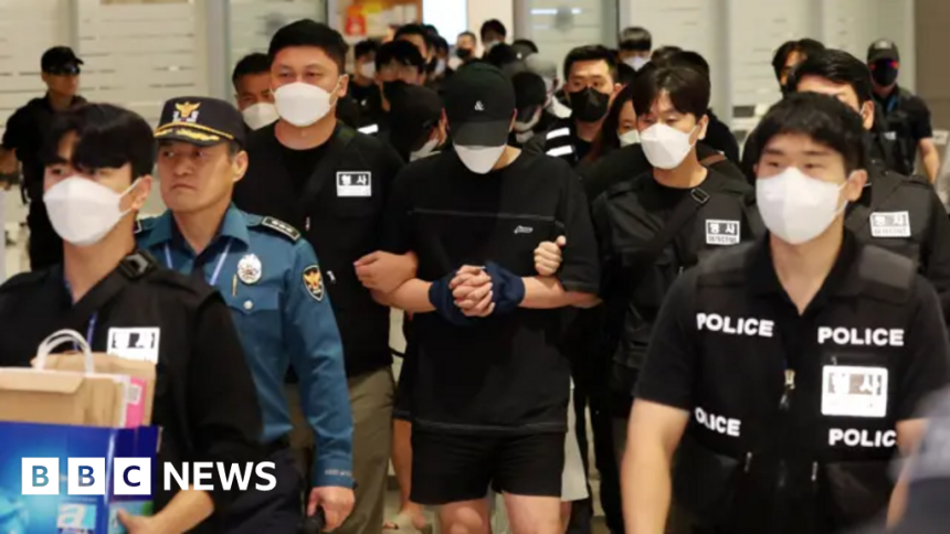 Over 60 South Koreans repatriated over alleged scams in Cambodia