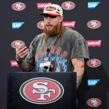 49ers' George Kittle Calls Fred Warner 'the Aura-Farming King' after Viral Videos