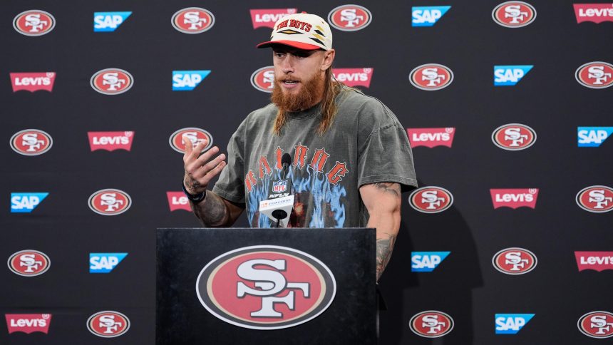 49ers' George Kittle Calls Fred Warner 'the Aura-Farming King' after Viral Videos