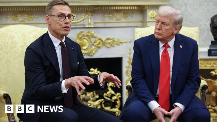 Trump only one who can force Putin to negotiating table, Finnish president says