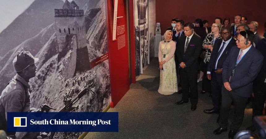 Envoys take special tour of Hong Kong’s exhibition on Chinese side of WWII