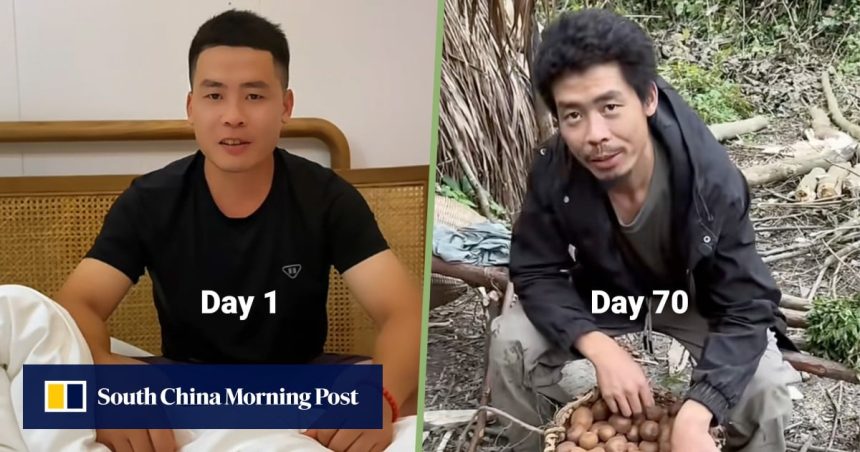 Chinese man survives 70-day jungle dare, uses home-made traps for rats, wins US$14,000