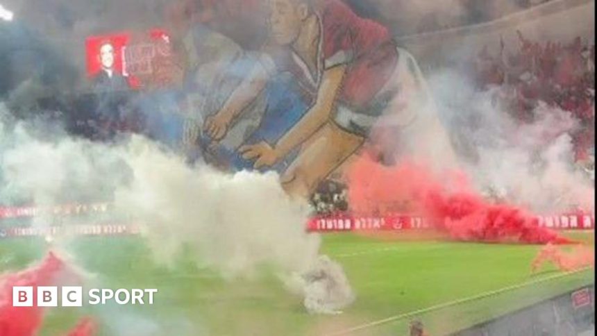 Maccabi Tel Aviv v Hapoel Tel Aviv called off by police after disorder