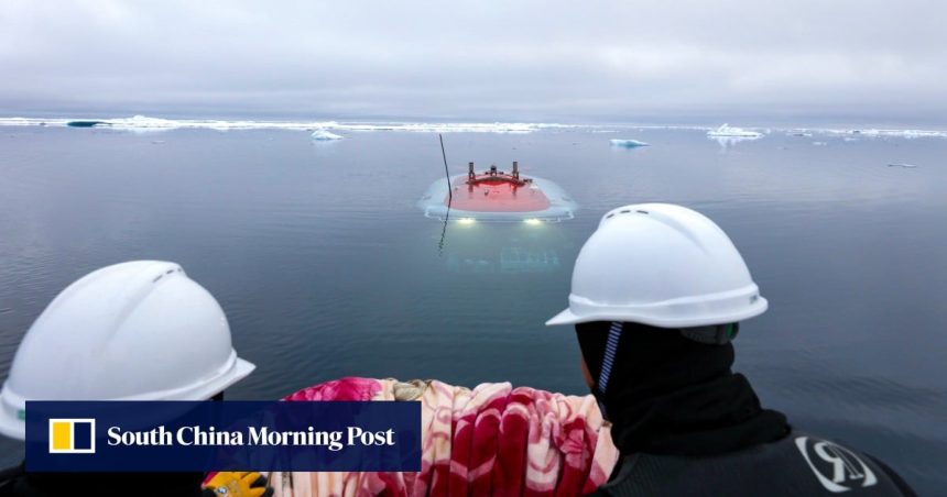 China marks largest Arctic Ocean foray with first manned deep dive below polar ice