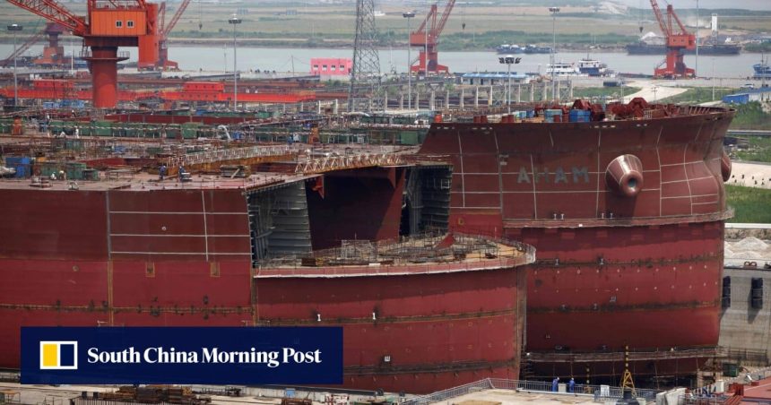 China sanctions five US subsidiaries of South Korean shipping giant China sanctions five US subsidiaries of South Korean shipping giant