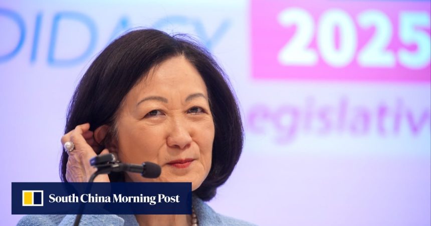 Regina Ip, Hong Kong’s colourful Iron Lady, says ‘mission accomplished’ Regina Ip, Hong Kong’s colourful Iron Lady, says ‘mission accomplished’