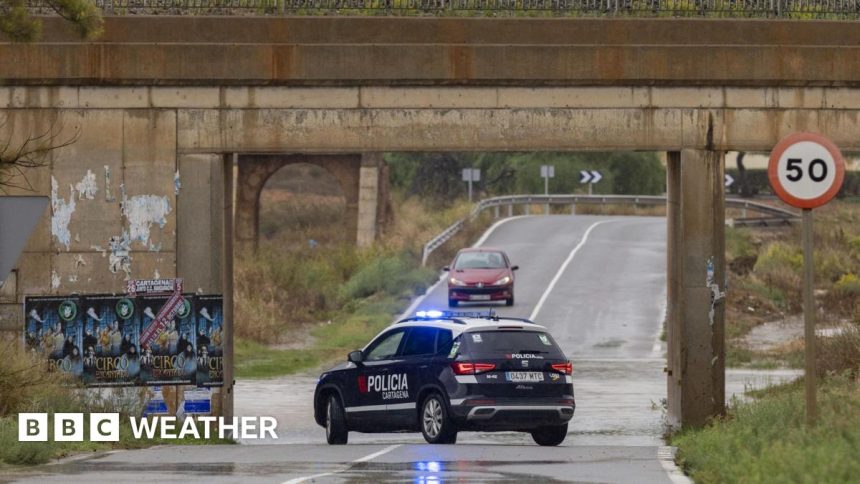 Spain battered by heavy rain, floods as Storm Alice prompts red alert