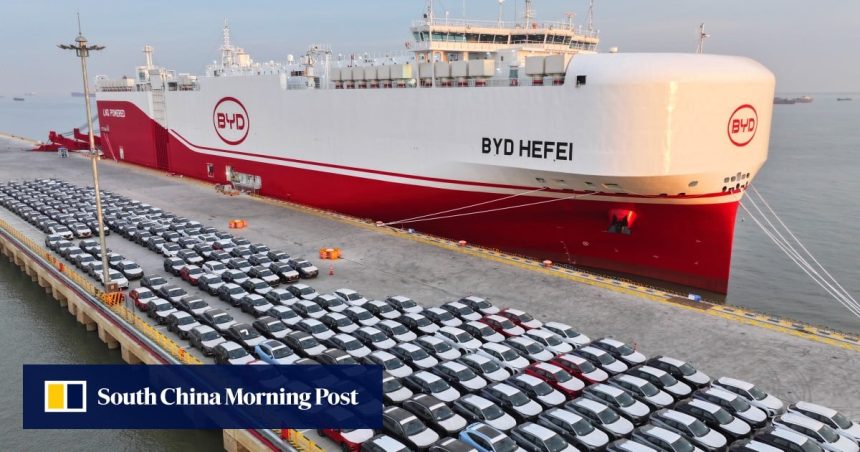 Chinese EV makers go global in bid to boost profits amid price war at home