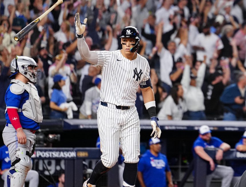 Aaron Judge Praised By MLB Fans as Clutch HR Helps Yankees Force ALDS G4 vs. Blue Jays