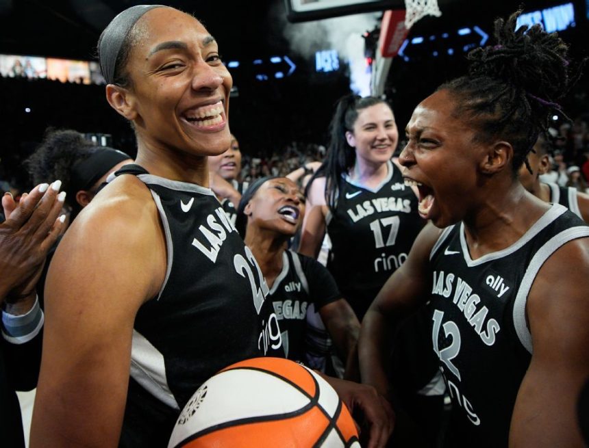 Aces finish off Fever in OT of Game 5 to reach WNBA Finals