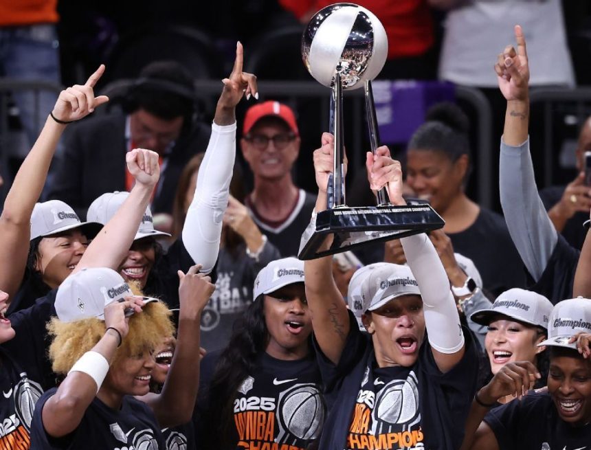 Aces sweep Mercury in 4 games to win 2025 WNBA championship
