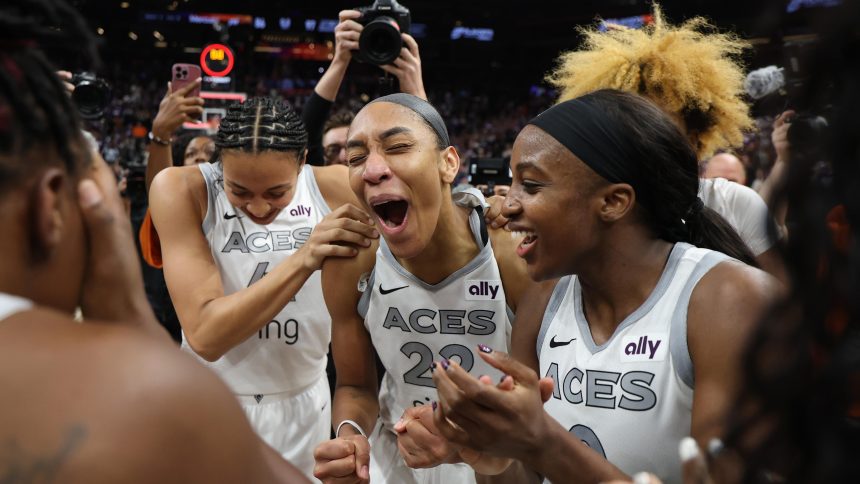A'ja Wilson, Bam Adebayo Celebrate Aces Star's 2025 WNBA Title, MVP Honor in Video