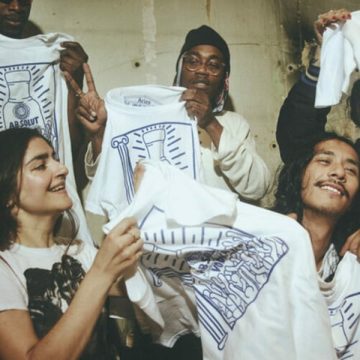Aries x Absolut Vodka collab revives artist Keith Haring's famed motifs