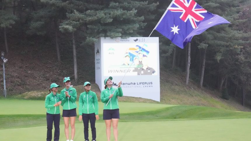 Australia beats U.S. to win LPGA's International Crown Australia beats U.S. to win LPGA's International Crown