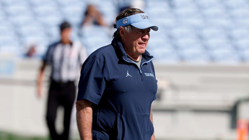Bill Belichick, UNC Offense Criticized By CFB Fans After 1st-Half Struggles vs. Cal