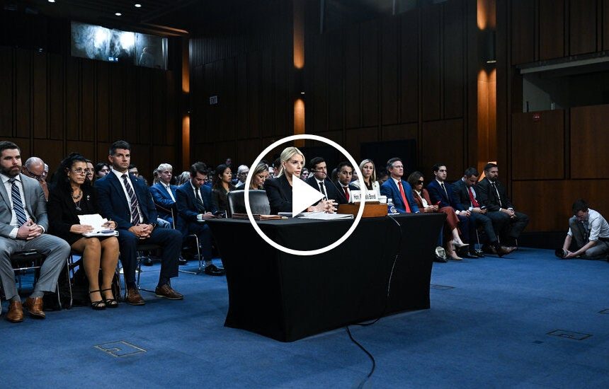 Bondi Sidesteps Democrats’ Questions During Senate Hearing