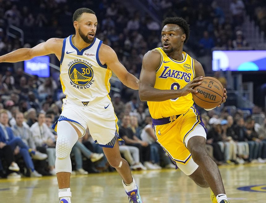 Bronny James Scores 5, Lakers Called Out by Fans in Preseason Loss to Steph, Warriors