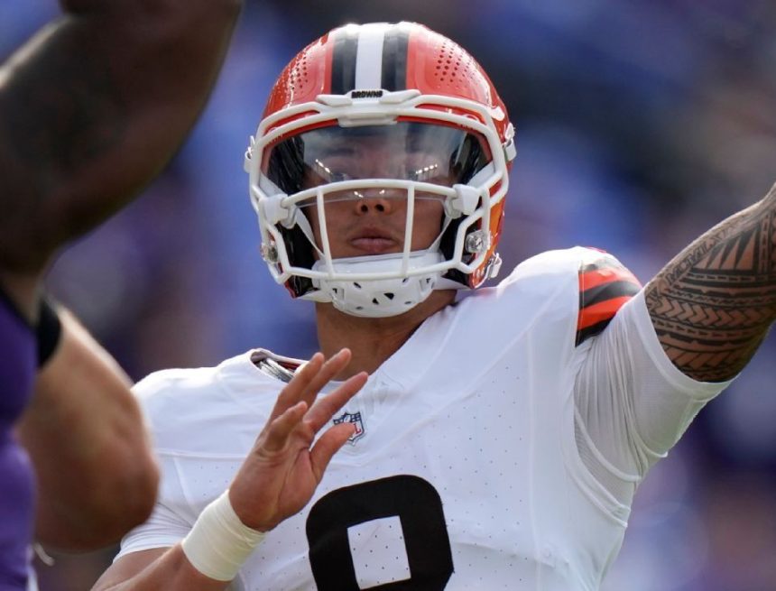 Browns bench Joe Flacco, turn to Dillon Gabriel as starting QB
