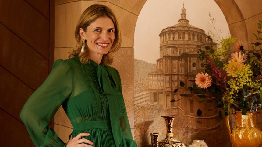 Martina Mondadori with the new Cabana home fragrance collection.