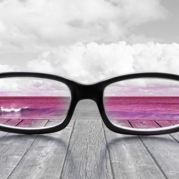 Rose-colored glasses