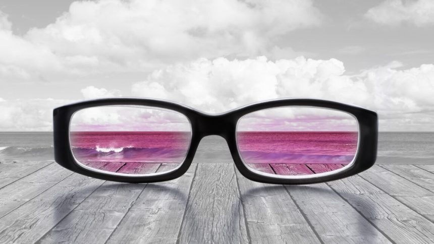 Rose-colored glasses