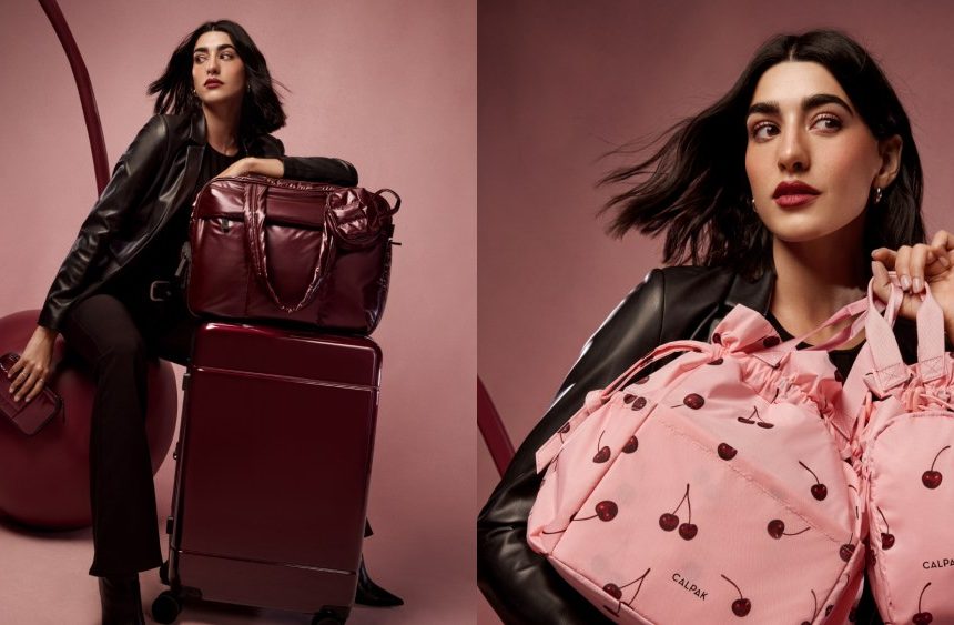 Calpak x Randy’s Donuts collaboration.