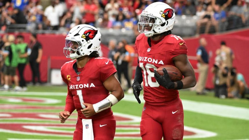 Cardinals' Gannon vague on status of QB Murray, WR Harrison