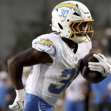 Chargers' Hassan Haskins, Kimani Vidal Fantasy Outlook After Omarion Hampton Injury