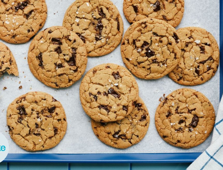 Chocolate Chip Cookies With Olive Oil and Sea Salt Recipe