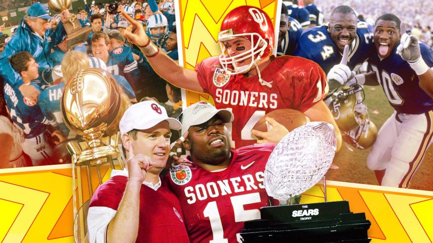 College football's most unlikely title winners of the last 75 years