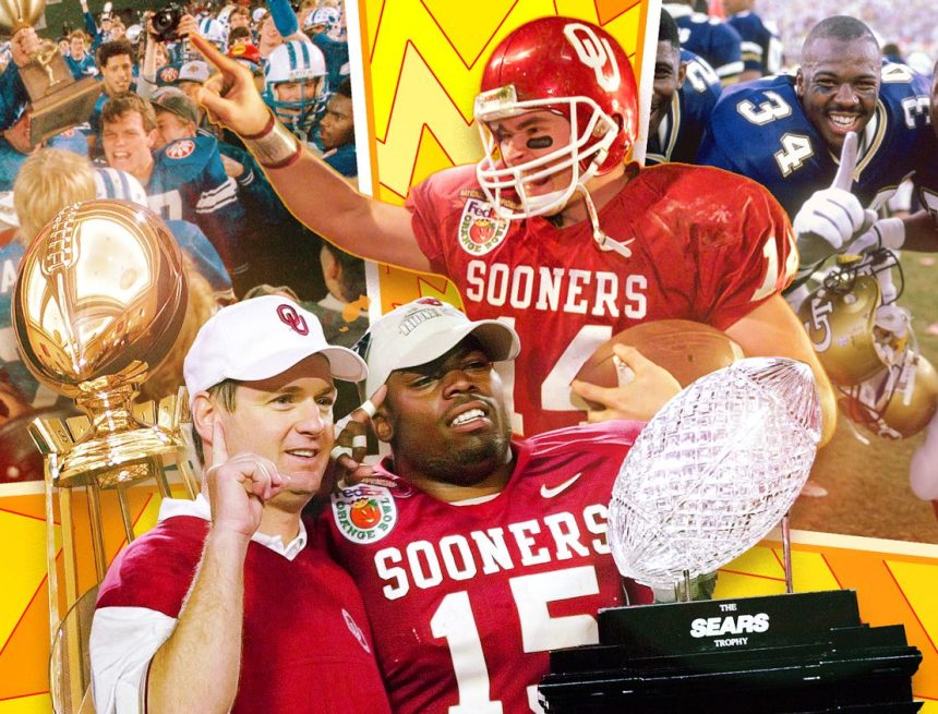 College football's most unlikely title winners of the last 75 years