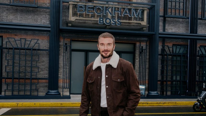 Boss Reveals Lastest David Beckham Collection in Shanghai