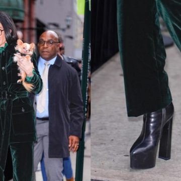Demi Moore Wears Saint Laurent Platform Boots at the New On Saturday, Demi Moore made an appearance at the New Yorker Festival 2025 in Saint Laurent platform boots.