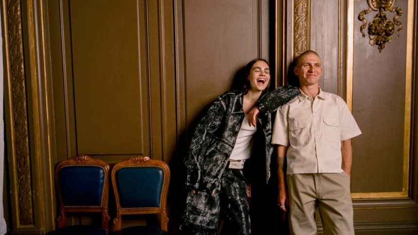 The campaign for the Rassvet x Dickies collaboration was shot at emblematic Parisian restaurant Le Train Bleu. 